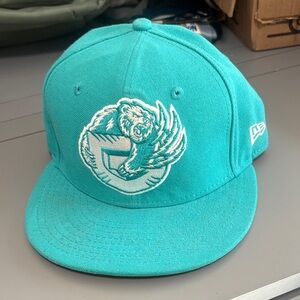 Vancouver Grizzlies New Era Turquoise Cap with Bear Logo